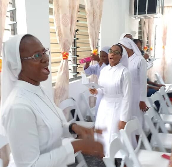 Sr. Elizabeth Nyamakye, SIJ, first profession of Vows