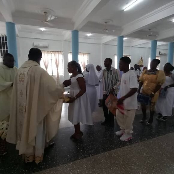 Sr. Elizabeth Nyamakye, SIJ, first profession of Vows