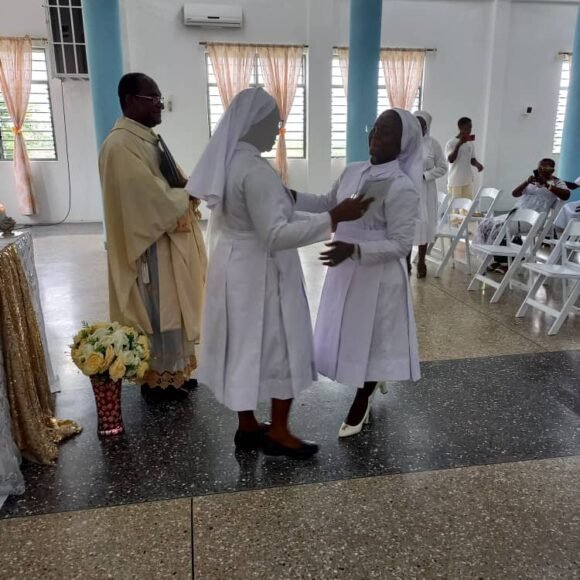 Sr. Elizabeth Nyamakye, SIJ, first profession of Vows