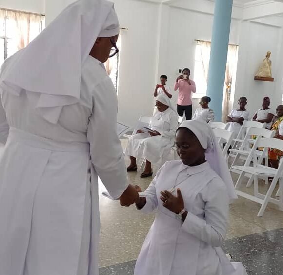 Sr. Elizabeth Nyamakye, SIJ, first profession of Vows