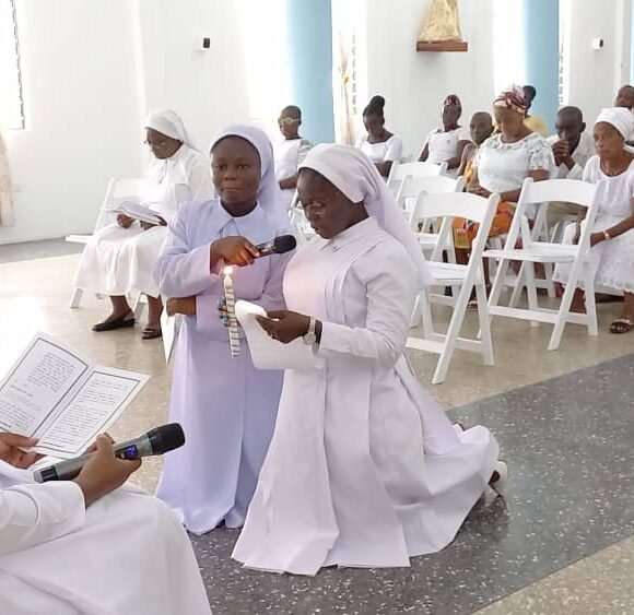 Sr. Elizabeth Nyamakye, SIJ, first profession of Vows